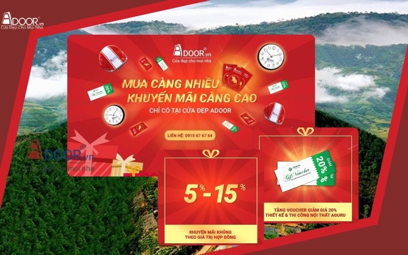 Ưu đãi hấp dẫn cửa cuốn khe thoáng Yên Bái