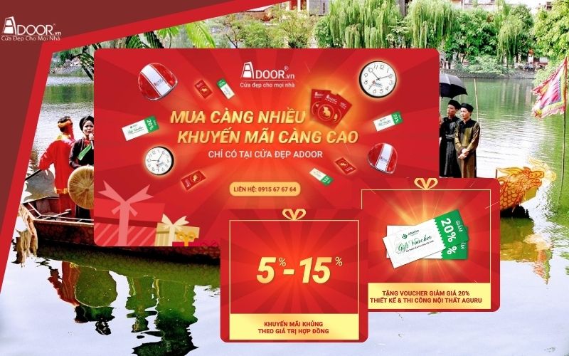 khuyến mãi hấp dẫn cửa cuốn khe thoáng Bắc Ninh Adoor khuyến mãi hấp dẫn cửa cuốn khe thoáng Bắc Ninh Adoor