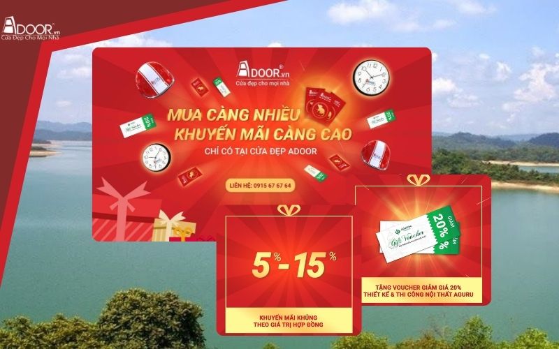 ưu đãi đặc biệt cửa cuốn Trà Vinh Adoor