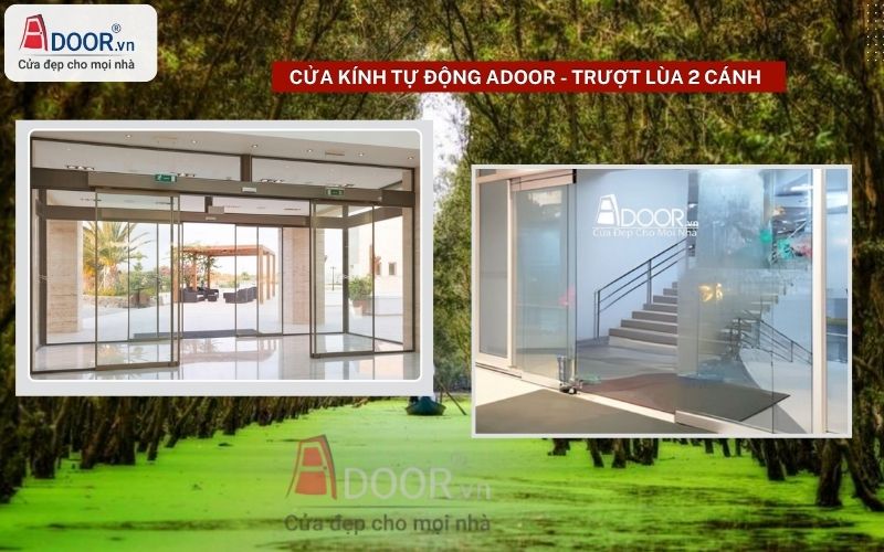 Cửa trượt lùa 2 cánh
