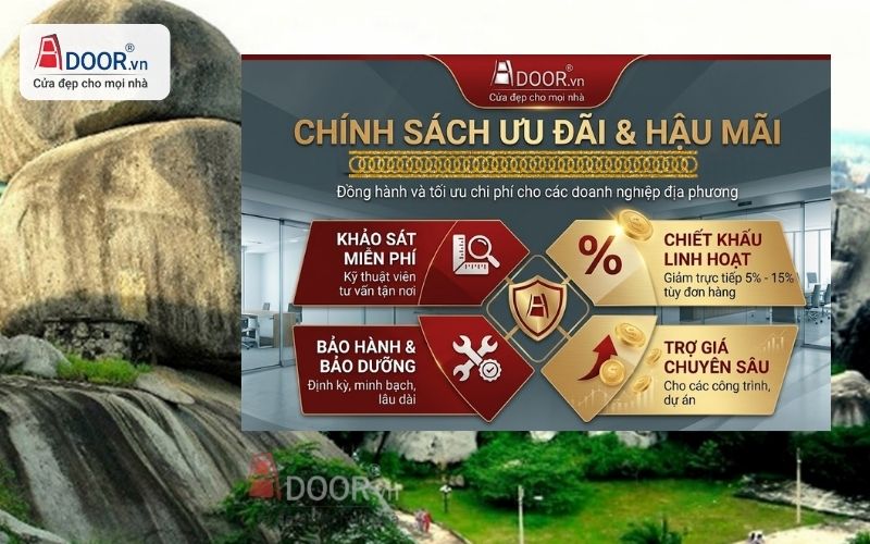 Adoor áp dụng chính sách chiết khấu linh hoạt