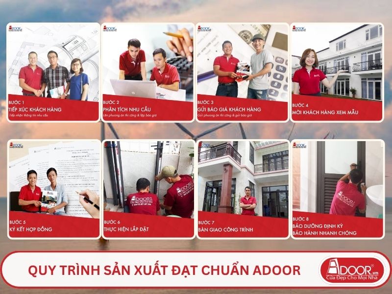 Quy trình phục vụ khách hàng lựa chọn cửa kính tự động adoor tại Trà Vinh