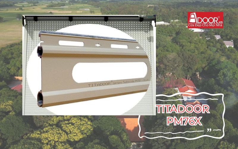 Cửa Cuốn Đức Vĩnh Long Titadoor PM76X 