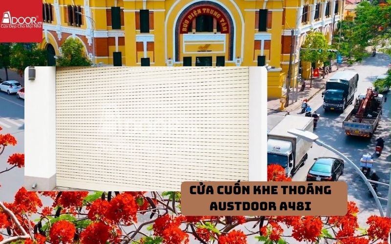 cửa cuốn khe thoáng Hải Phòng Austdoor A48i