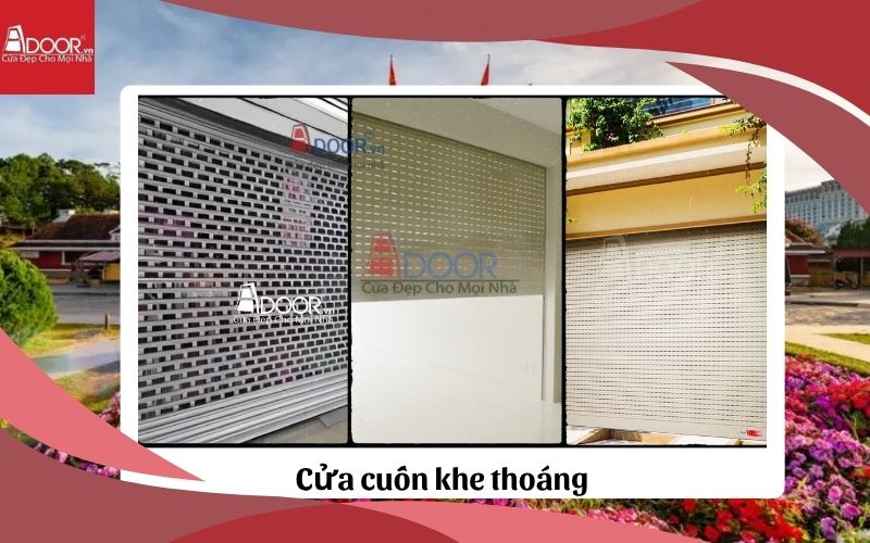 giá và mẫu cửa cuốn khe thoáng Đà Lạt tại Adoor