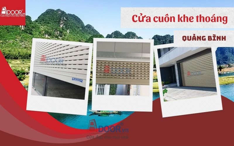 Sản phẩm cửa cuốn khe thoáng Quảng Bình đa dạng