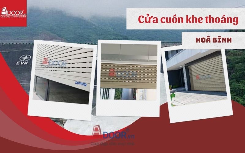 cửa cuốn khe thoáng Hoà Bình
