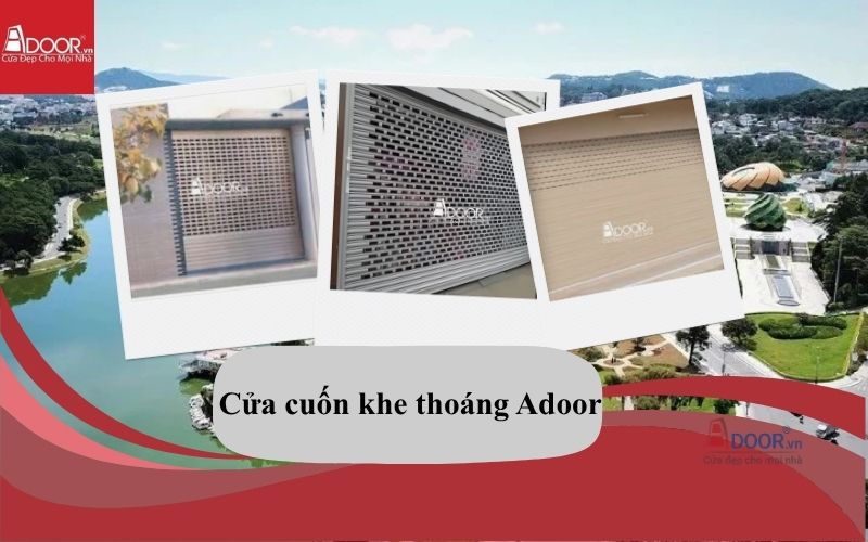 cửa cuốn khe thoáng Đà Lạt đa dạng mẫu mã và màu sắc