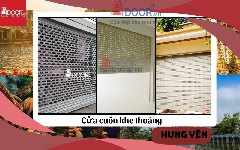 sản phẩm cửa cuốn khe thoáng Hưng Yên bền đẹp và phù hợp nhiều công trình