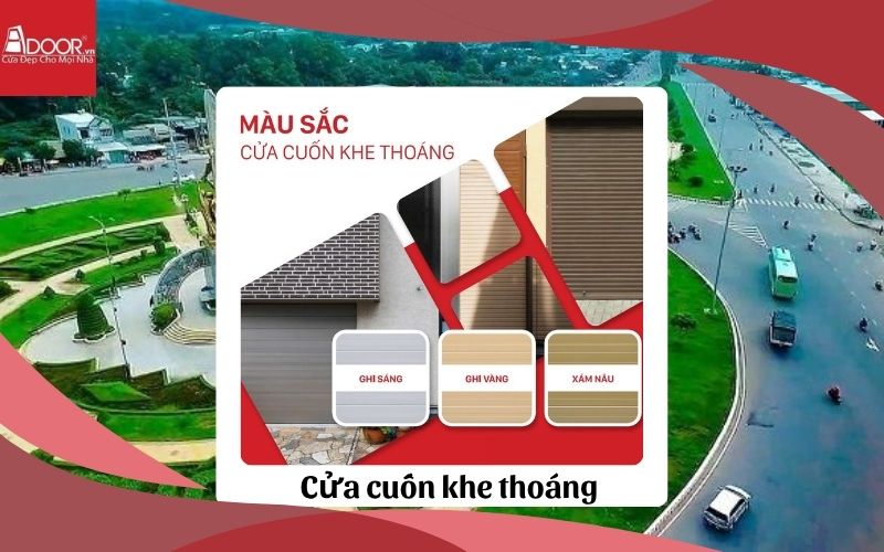 cửa cuốn khe thoáng Trà Vinh Adoor