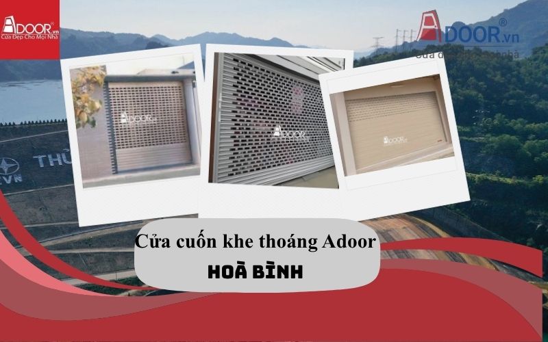 Cửa cuốn khe thoáng Hoà Bình nổi bật nhờ sản phẩm bền đẹp