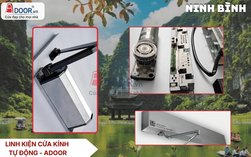 Linh kiện tiên tiến cửa kính tự động Adoor
