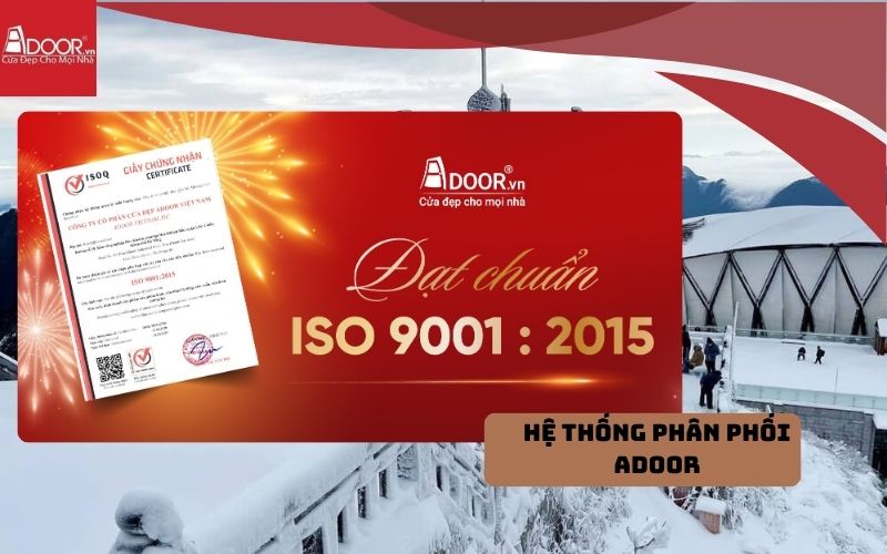 chứng nhận ISO 9001:2015 cửa cuốn khe thoáng Lào Cai