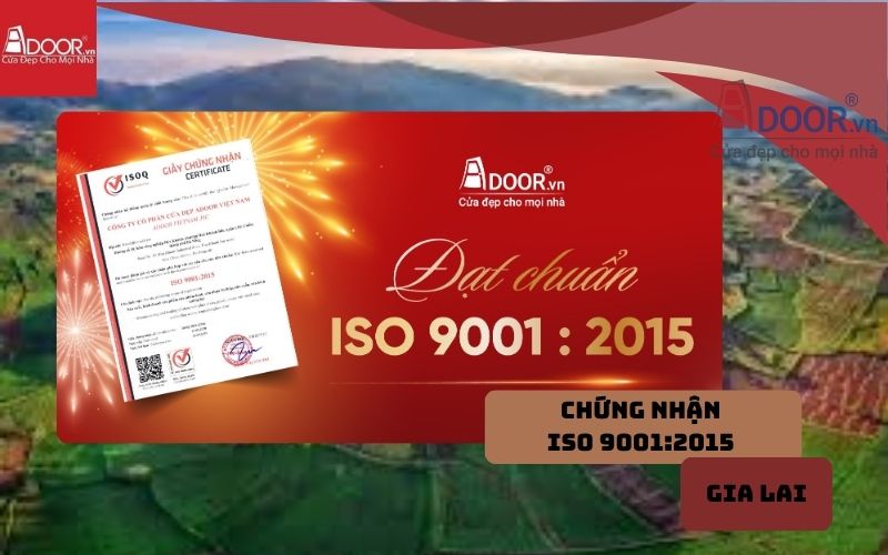 chứng từ cửa cuốn khe thoáng Gia Lai tại Adoor