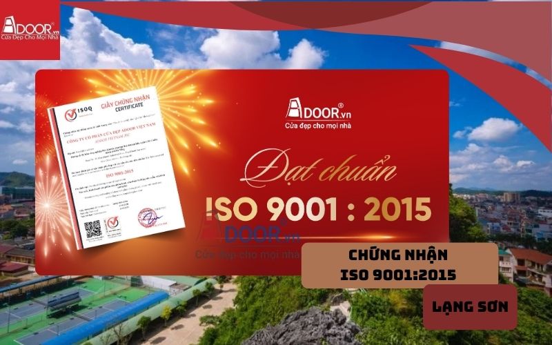 cửa cuốn khe thoáng Lạng Sơn đạt tiêu chuẩn ISO 9001:2015