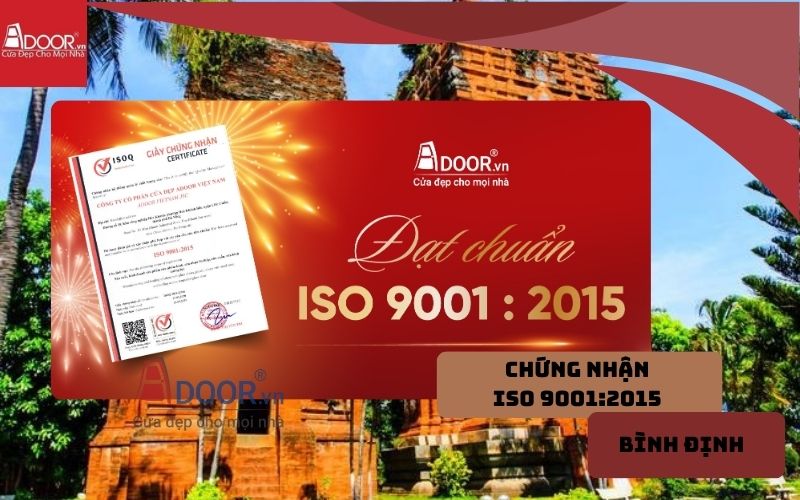 tiêu chuẩn cửa cuốn khe thoáng Bình Định ISO 9001:2015