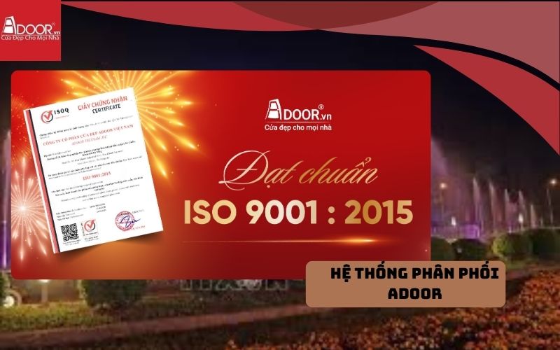 Chứng nhận cửa cuốn khe thoáng Hải Dương Adoor