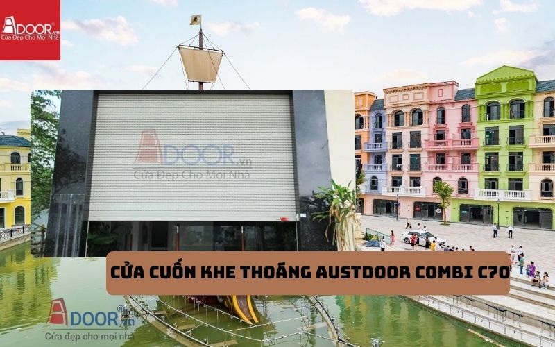 cửa cuốn khe thoáng Hưng Yên Austdoor COMBI C70