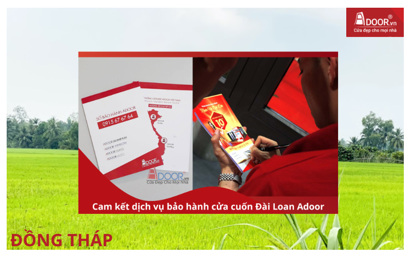 cửa cuốn Đài Loan Đồng Tháp
