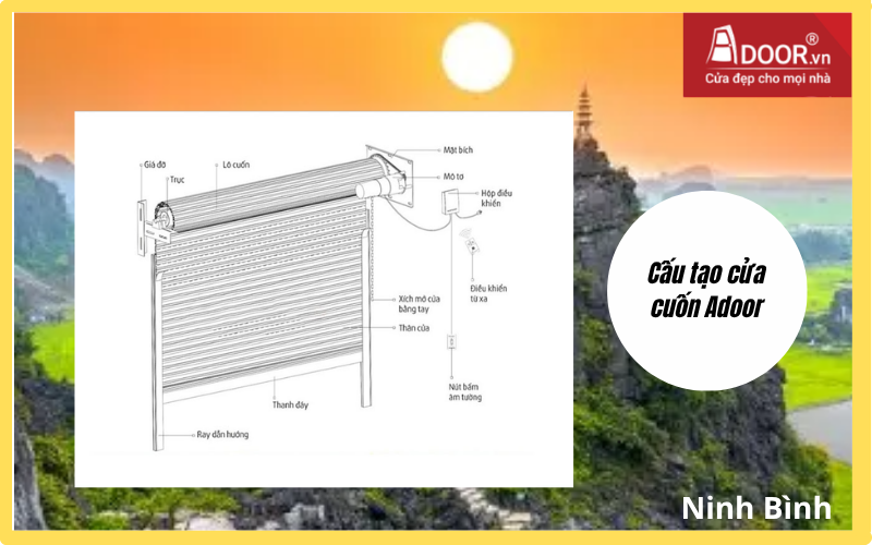 cửa cuốn Đài Loan Ninh Bình 
