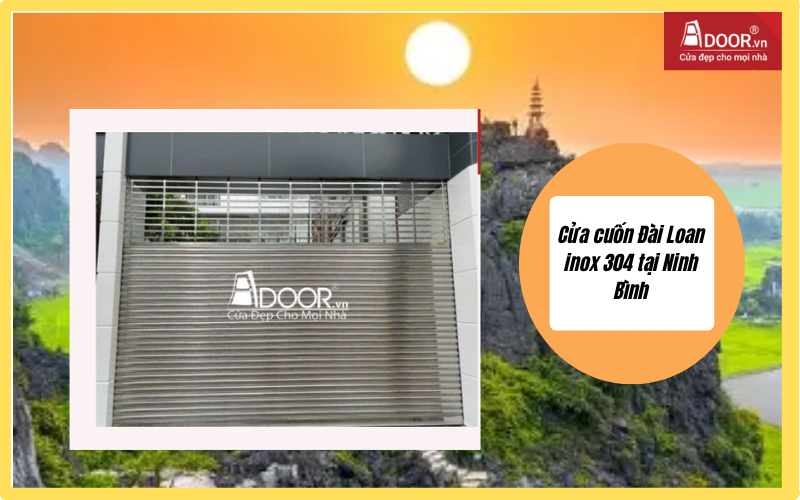 Cửa cuốn Đài Loan Ninh Bình inox 304 cao cấp