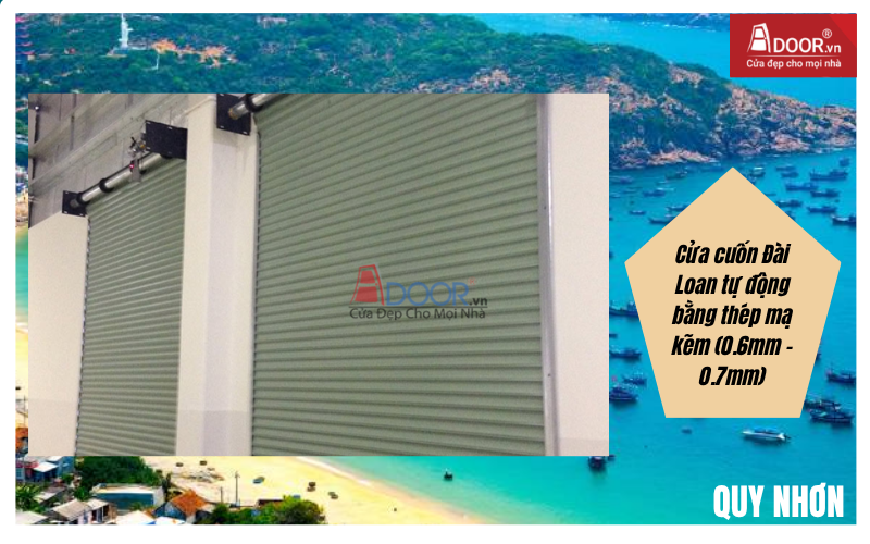 cửa cuốn Đài Loan Quy Nhơn 