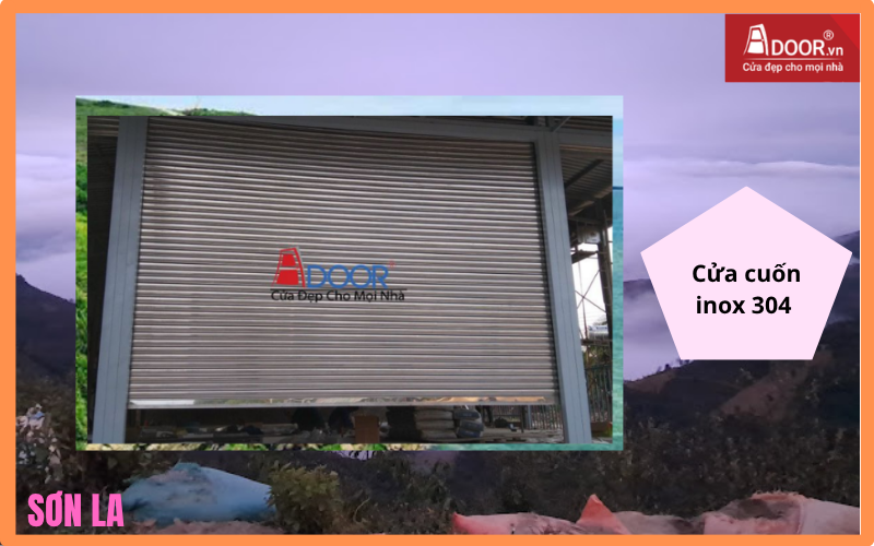 Cửa cuốn inox 304 – Bền đẹp và sang trọng cửa cuốn Đài Loan Sơn La