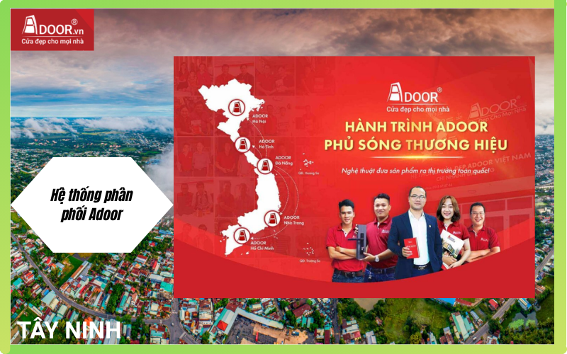 hệ thống phân phối Adoor cửa cuốn Đài Loan Tây Ninh