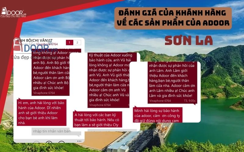 khách hàng đánh giá cửa cuốn khe thoáng Sơn La