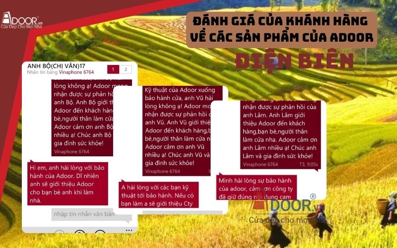 Phản hồi từ khách hàng đã sử dụng cửa cuốn khe thoáng Điện Biên