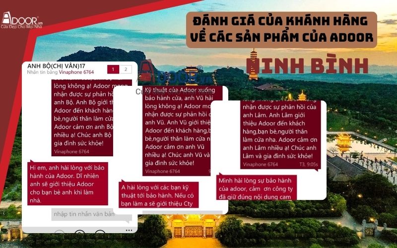 phản hồi khách hàng cửa cuốn khe thoáng Ninh Bình