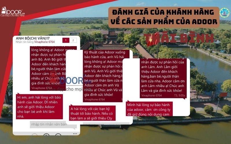 phản hồi từ khách hàng của cửa cuốn khe thoáng Thái Bình