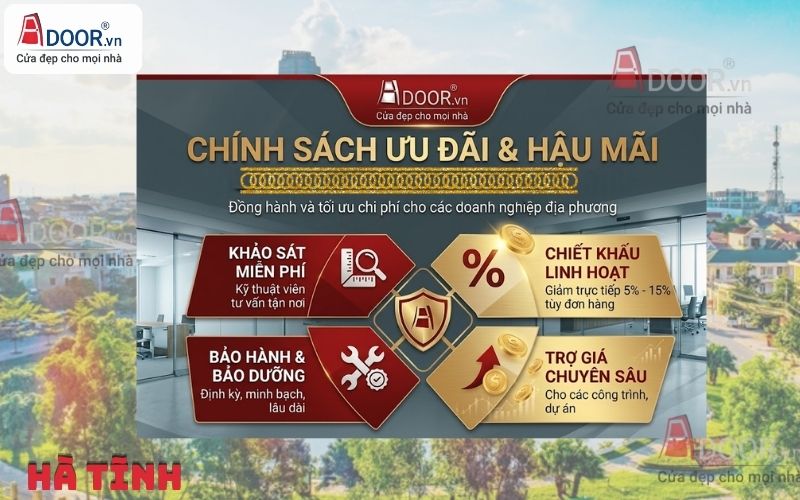 Ưu đãi cho các khách hàng và hậu mãi Adoor Ưu đãi cho các khách hàng và hậu mãi Adoor