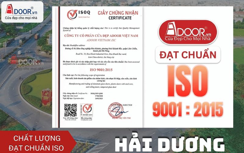 Chất lượng đạt chuẩn ISO 9001:2015 Chất lượng đạt chuẩn ISO 9001:2015