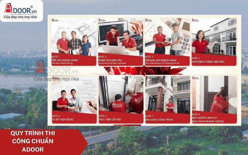 8 bước phục vụ Adoor 8 bước quy trình phục vụ Adoor