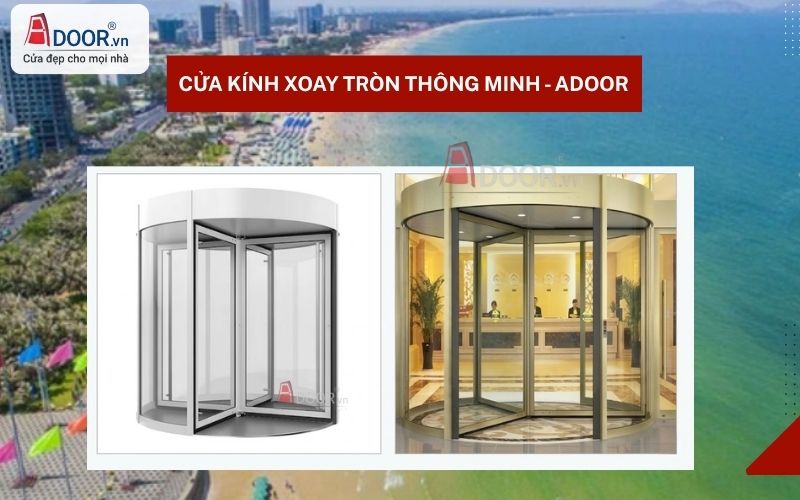 Cửa kính tự động Bà Rịa xoay tròn Cửa kính tự động Bà Rịa xoay tròn
