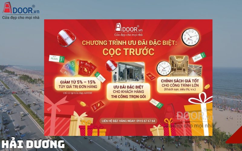 Ưu đã và chiết khấu sâu từ Adoor Ưa đãi đặc biệt tại Adoor