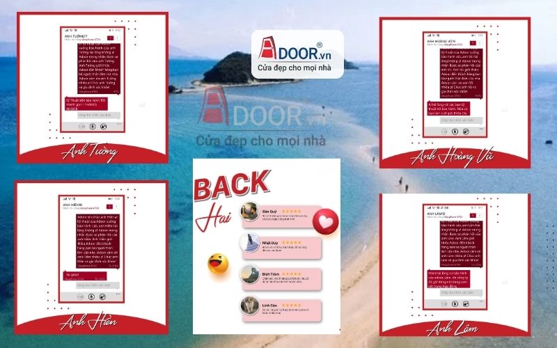 Phản hồi của các khách hàng Adoor Phản hồi của các khách hàng Adoor