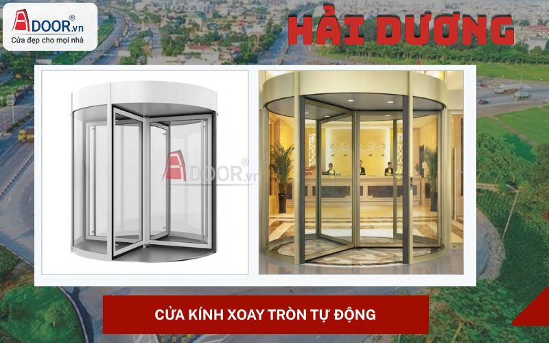 Cửa kính tự động Hải Dương - cửa kính xoay tròn tự động Cửa kính tự động Hải Dương - cửa kính xoay tròn tự động