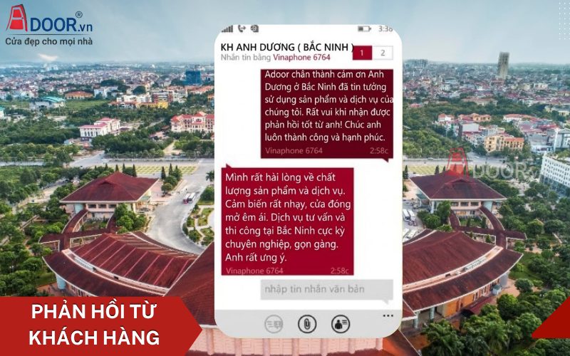 Khách hàng hài lòng về chất lượng dịch vụ và sản phẩm tại Adoor Khách hàng hài lòng về chất lượng dịch vụ và sản phẩm tại Adoor