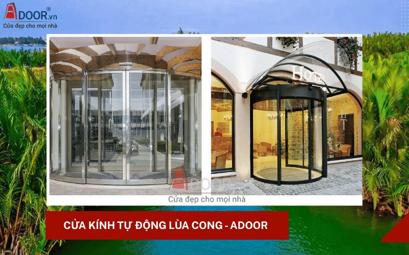 Cửa kính tự động Bến Tre- tự động lùa cong Adoor Cửa kính tự động Bến Tre- tự động lùa cong Adoor