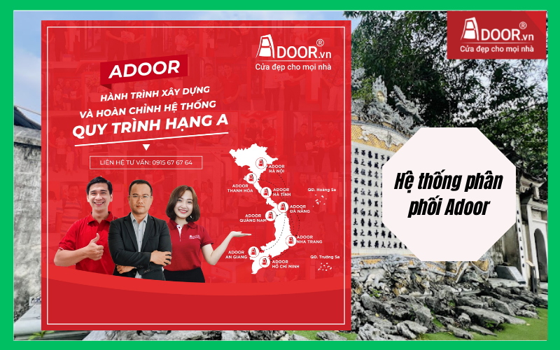 hệ thống phân phối Adoor cửa cuốn Đài Loan Bắc Ninh