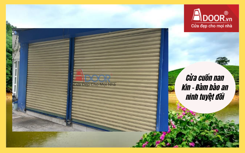 Cửa cuốn nan kín – Đảm bảo an ninh tuyệt đối cửa cuốn Đài Loan Nghệ An