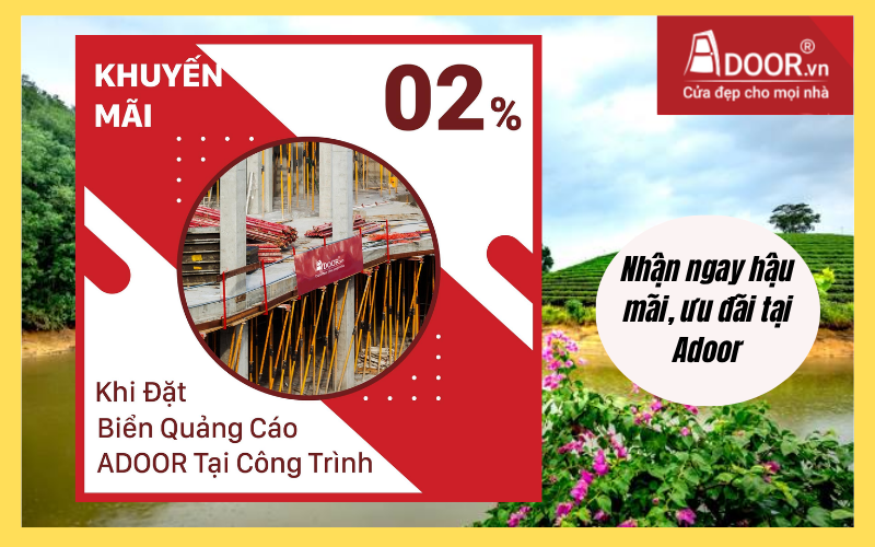 nhận ngay hậu mãi, ưu đãi tại Adoor cửa cuốn Đài Loan Nghệ An