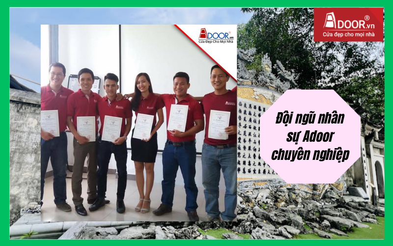 đội ngũ nhân sự Adoor chuyên nghiệp cửa cuốn Đài Loan Bắc Ninh