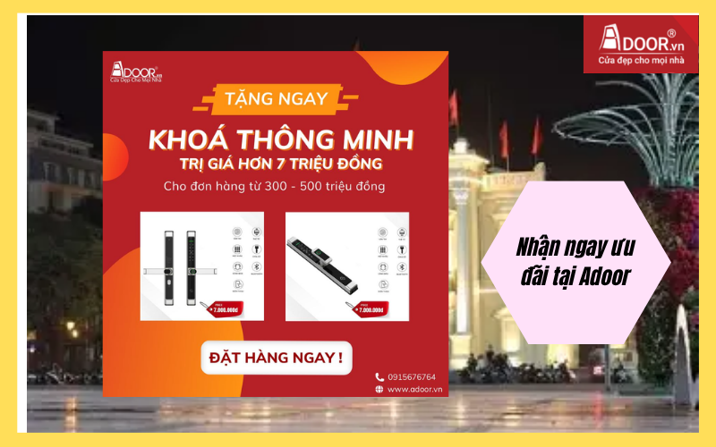 nhận ngay ưu đãi tại Adoor cửa cuốn Đài Loan Hải Phòng