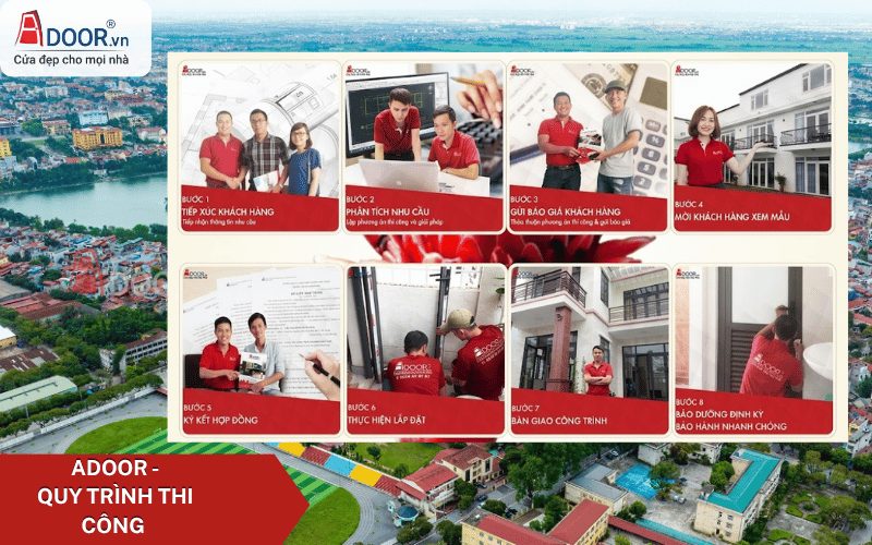 Quy trình thi công cửa kính tự động Hưng Yên Quy trình thi công cửa kính tự động Hưng Yên