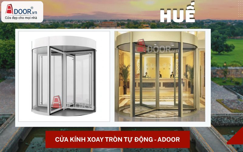 Cửa xoay tròn tự động thông minh Adoor Cửa xoay tròn tự động thông minh Adoor