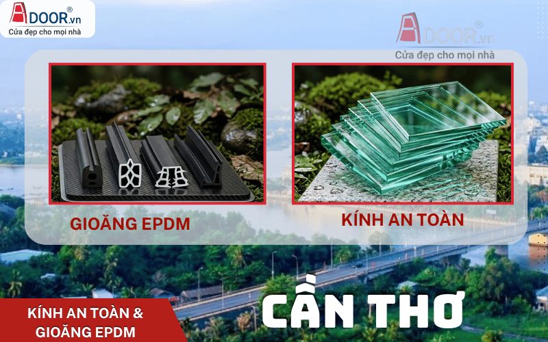 Kính an toàn và gioăng cách âm cửa kính tự động. Kính an toàn và gioăng cách âm cửa kính tự động.