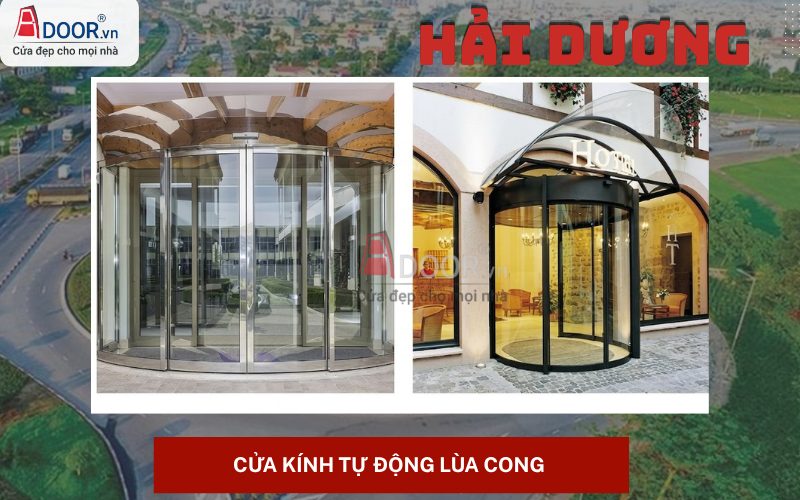 Cửa kính tự động Hải Dương - kính tự động lùa cong thông minh Cửa kính tự động Hải Dương - kính tự động lùa cong thông minh